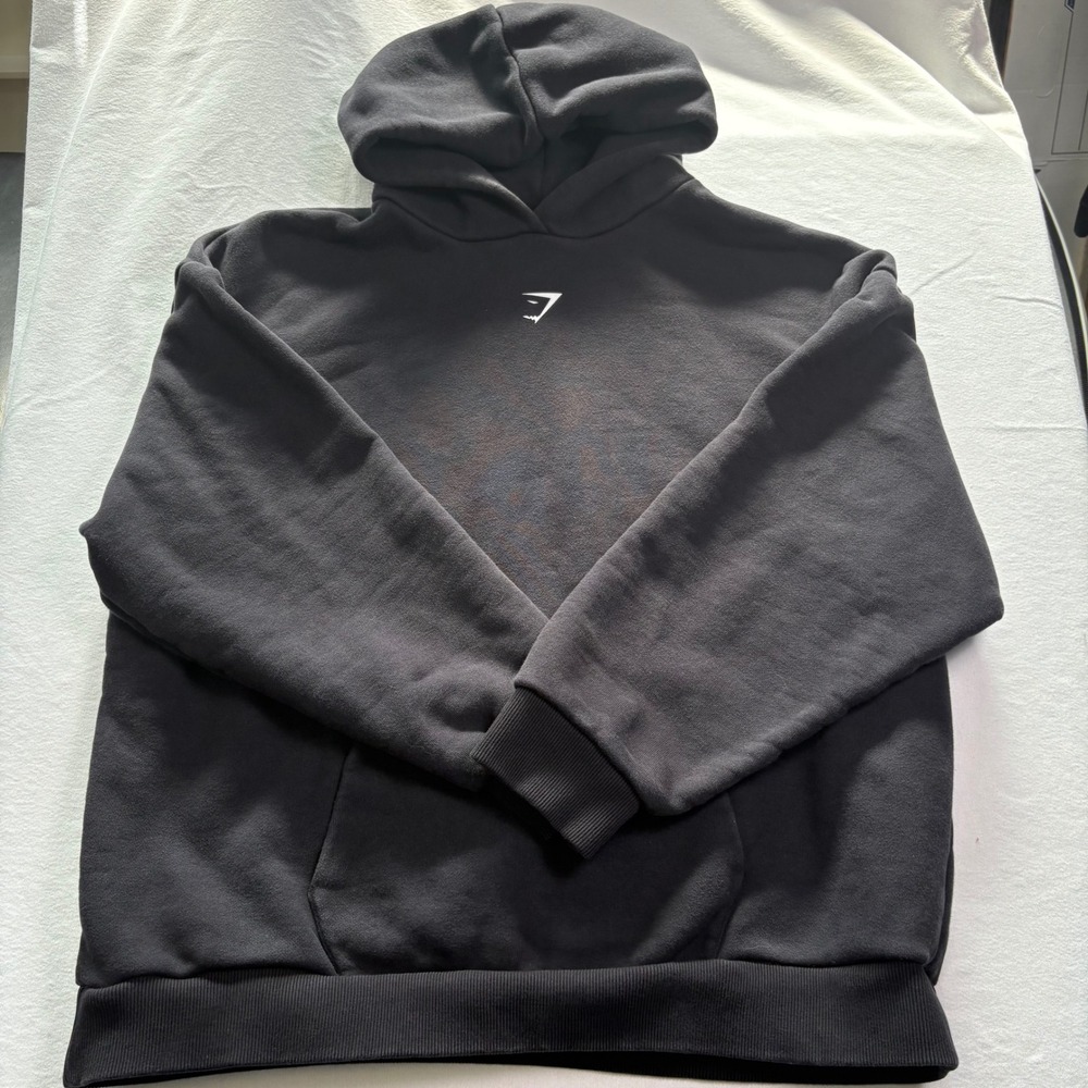Gymshark, Leana Deeb Graphic Hoodie, Black, XL, MSRP $64